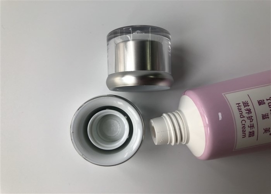 Milk White Hand Cream Plastic Tube Packaging 30ml  8c Offset Screen Printing Arc Tail Shape