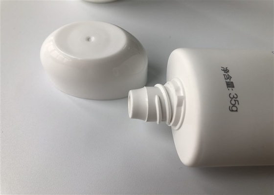 HBF Milk White Tube Body Sheep Lotion 4 Color Offset screen with Elliptical cap 35 mg