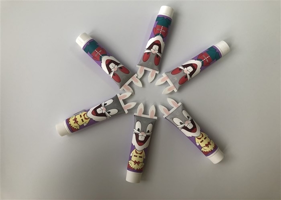 ASTA develops new products cartoon custom sealing tube series 30 ml milk white tube 6 color offset rabbit tail design