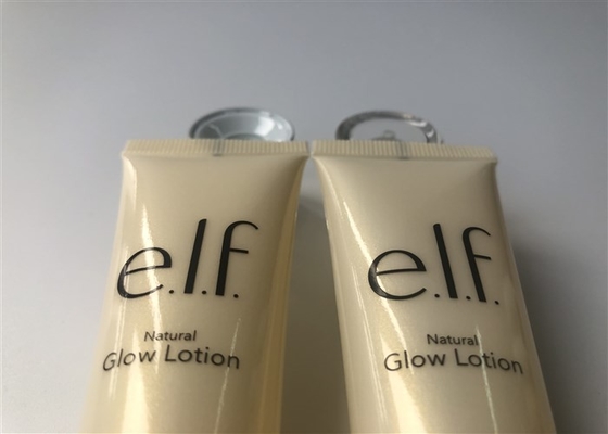 round head 1 color offset and silk screen with acrylic cap Dia25mm transparent tube elf Glow Lotion full size