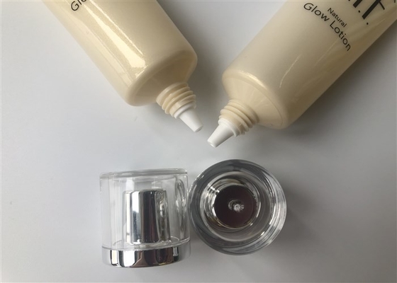 round head 1 color offset and silk screen with acrylic cap Dia25mm transparent tube elf Glow Lotion full size
