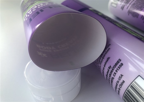 Lavender Plastic Lotion Tubes 177ml Edition Of White Pearl Light Transparent Flip Top Cap