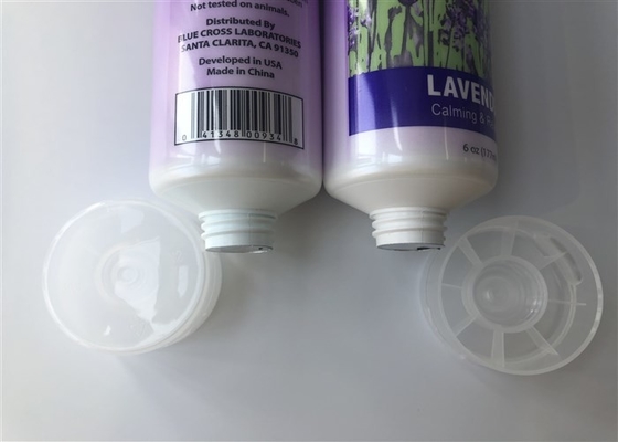 Lavender Plastic Lotion Tubes 177ml Edition Of White Pearl Light Transparent Flip Top Cap