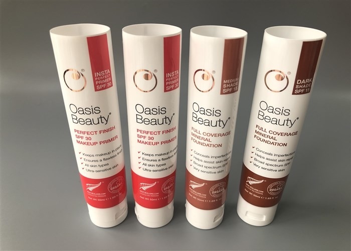 Cosmetic White Tube Packaging 50ml Co-Extruded BB Cream Light Medium Light